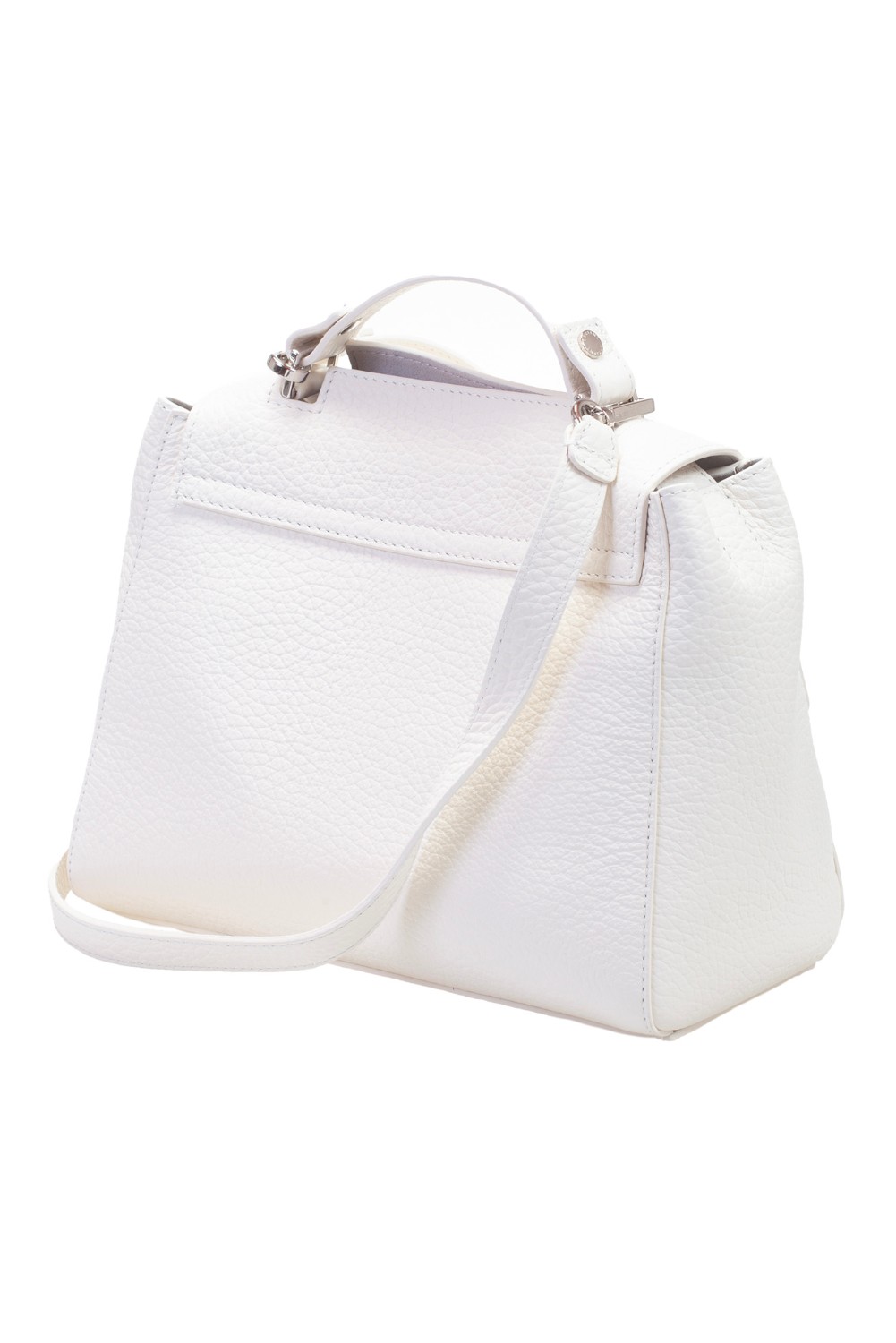 shop ORCIANI  Borsa: Orciani borsa a mano piccola "Sveva Soft" in pelle martellata con tracolla.
Apertura a scomparsa sulla parte alta della patta.
Tracolla regolabile removibile.
Taschino interno con zip.
Due taschini interni.
Chiusura con bottone magnetico.
Dimensioni: larghezza 26cm altezza 20cm profondità 13cm.
Dettagli finitura nichel lucido.
Composizione: 100% pelle.
Made in Italy.. B01999 SOF-BIANCO number 4439615